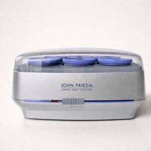 John Frieda 5 Jumbo Heated Hot Rollers Smooth Waves Clips Not Included